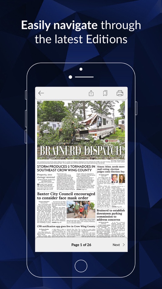 #2. Brainerd Dispatch E-paper (iOS) 由: Forum Communications Company