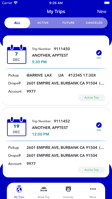 Music Express Reservation App Screenshot