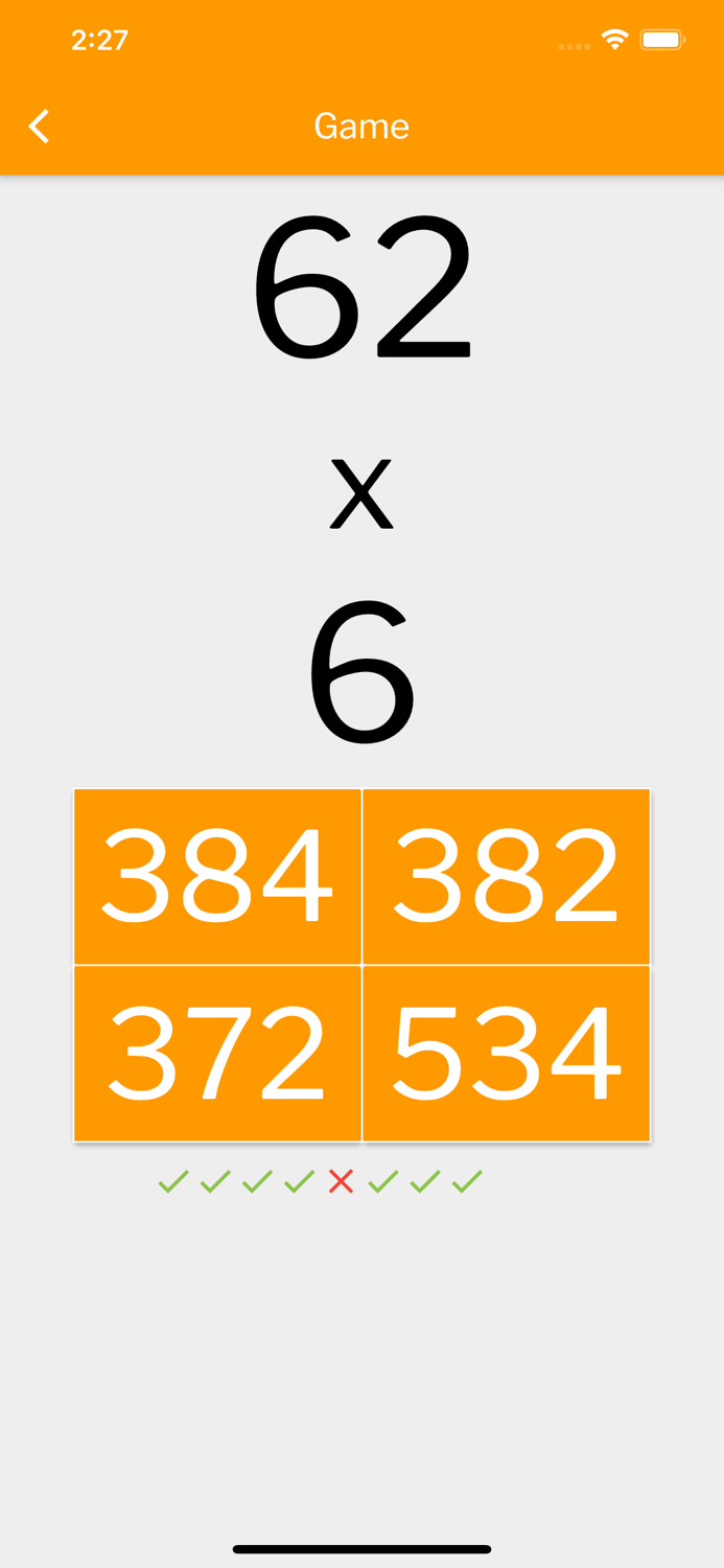 Math Tables Practice