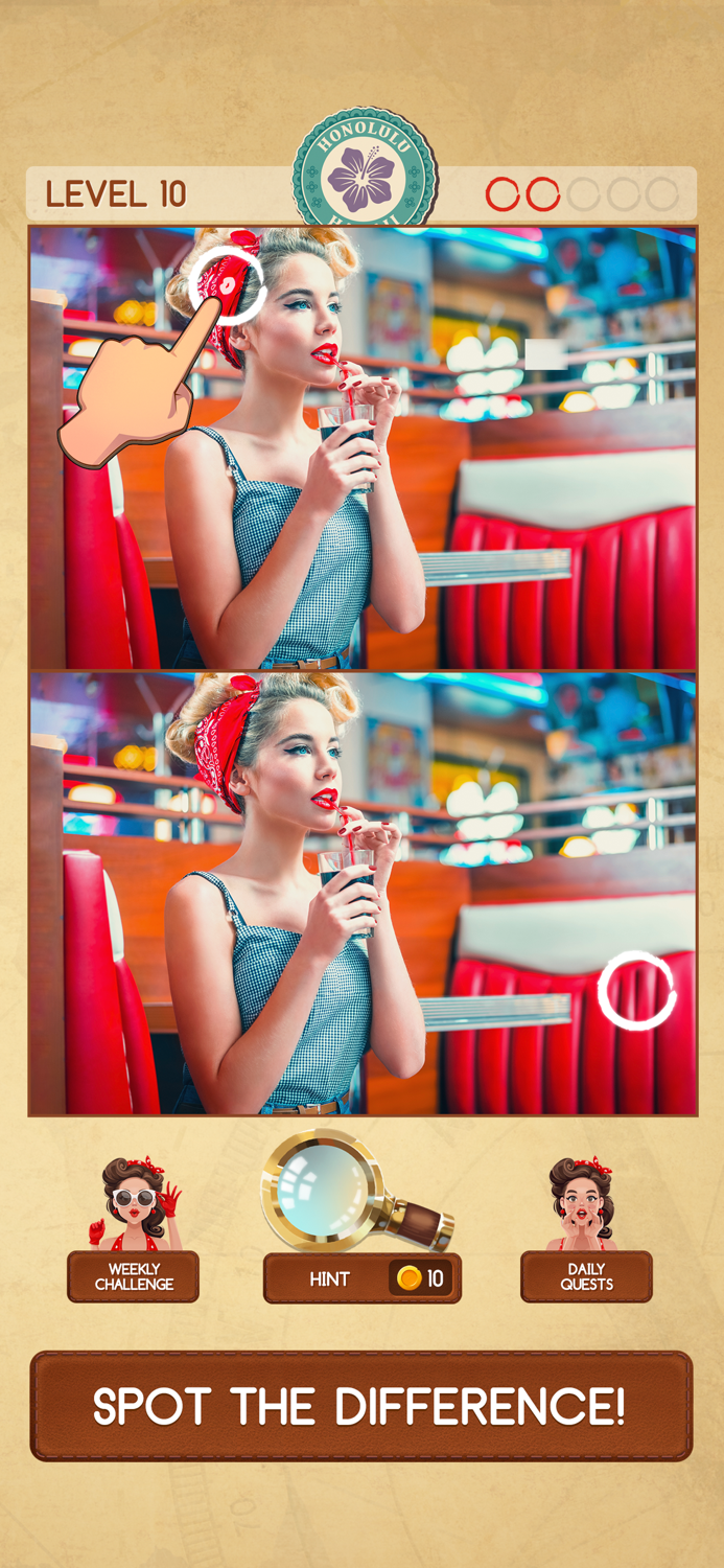 Hot Detective  Spot it