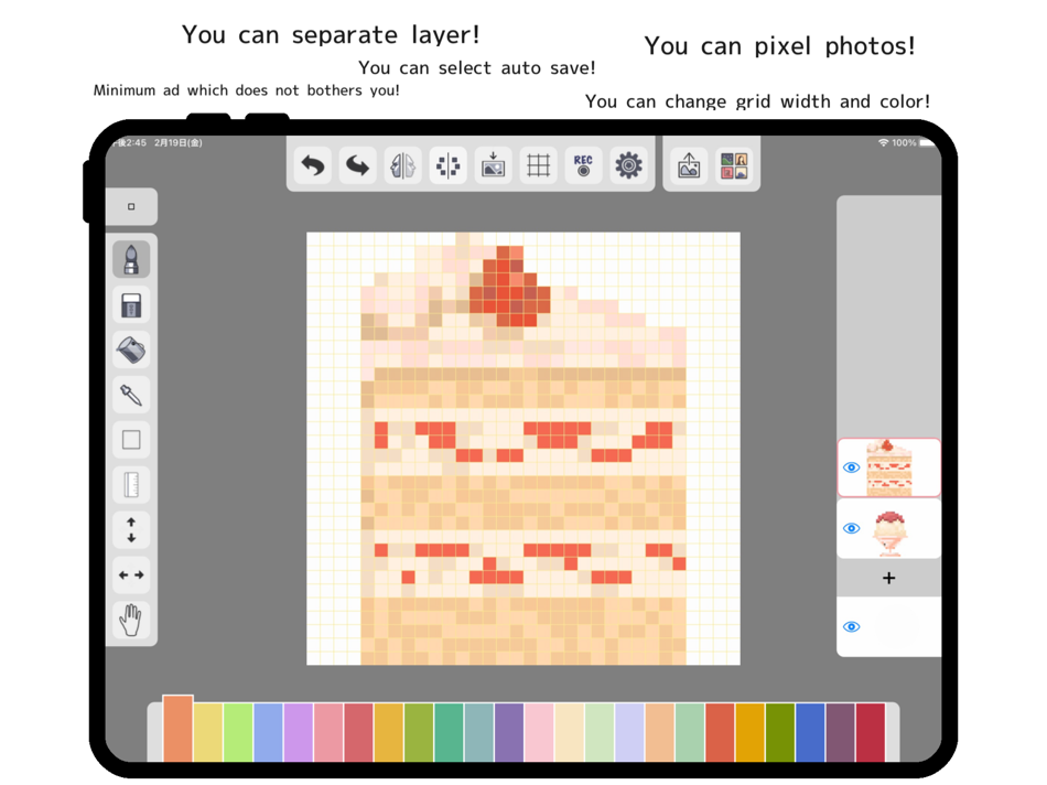 #3. Pixel Gaka (iOS) 由: Tenna Churiki