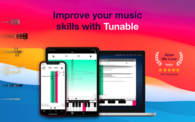 ‎Tunable – Tuner & Metronome Screenshot