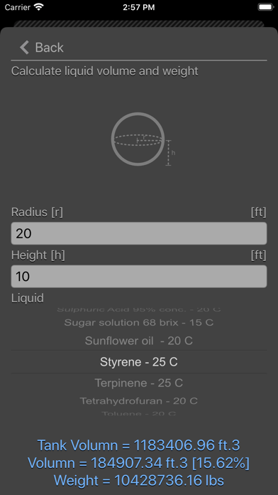 Liquid Calculator