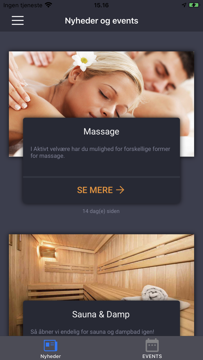 Aktivt Velvære Fitness App