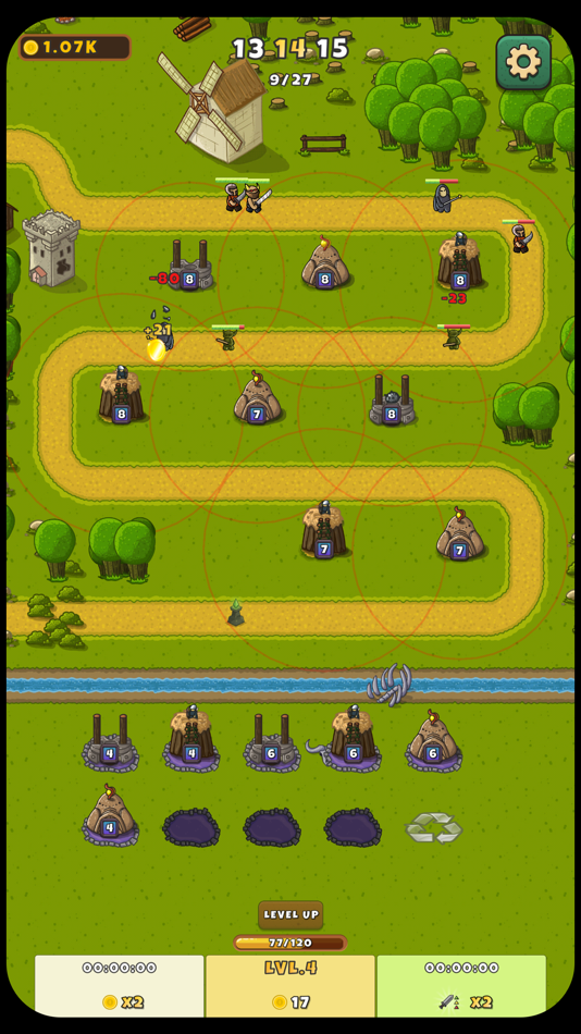 #3. Merge Tower Defense 2021 (iOS) 由: Lazycell Inc.