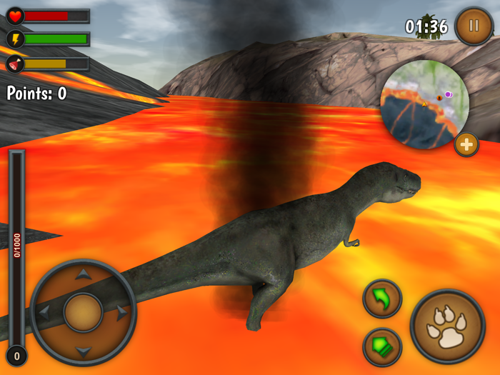T-Rex Survival Simulator