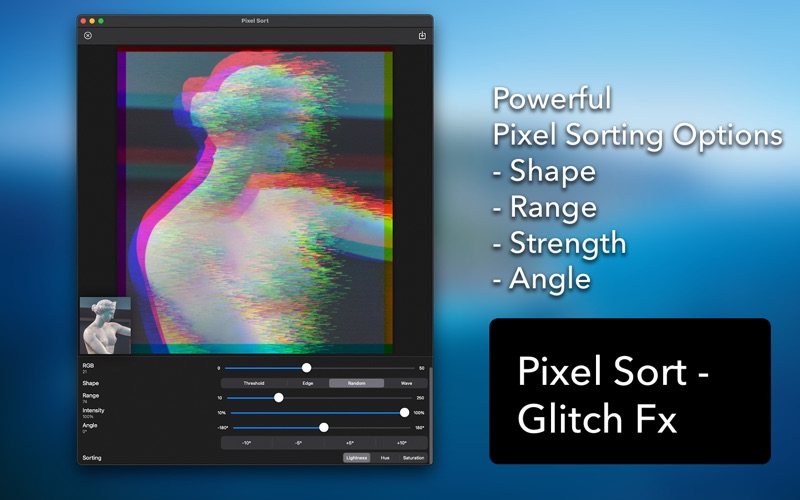 Screenshot #3 pour Glitch Fx : Pixel Sorting