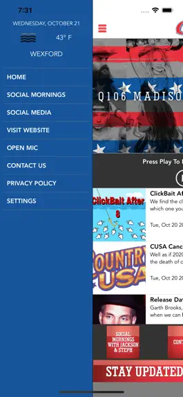 Game screenshot Q106 - Madison's Country apk