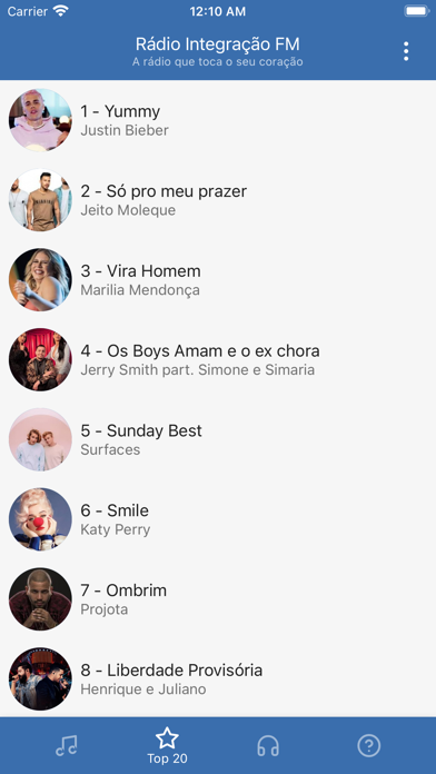 Integração FM Screenshot