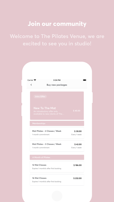 The Pilates Venue Screenshot