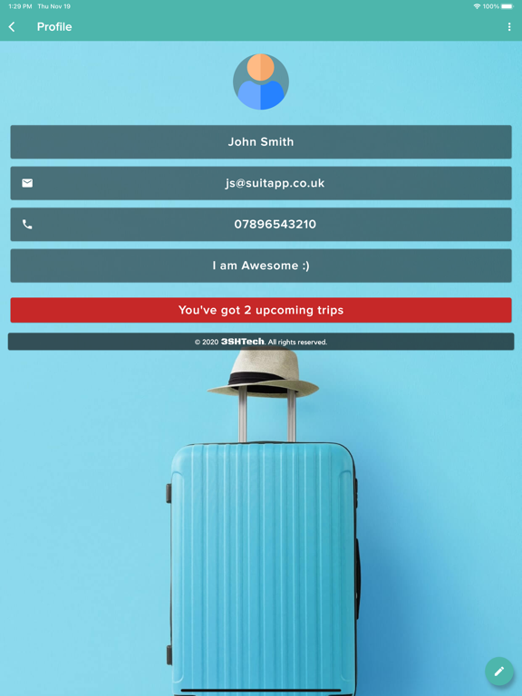 SuitApp iPad screenshot 5 - Travel app