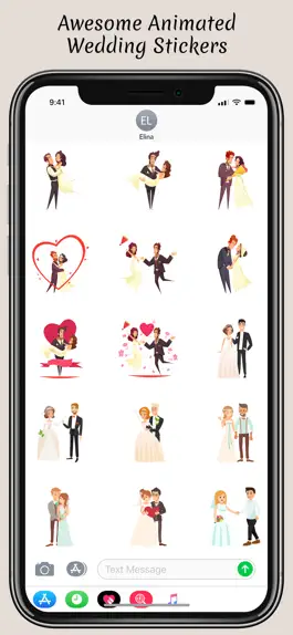 Game screenshot Animated Wedding Stickers mod apk