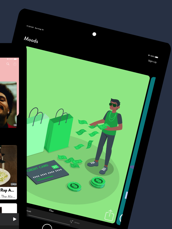 Palette-Music iPad screenshot 3 - Music app