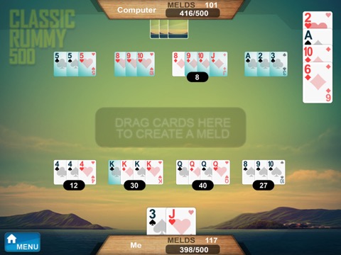 Rummy 500 card offline gameのおすすめ画像1