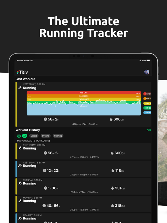 FITIV Run GPS Running Trackerのおすすめ画像1