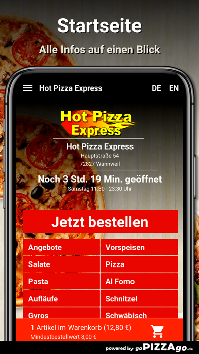 Hot Pizza Express Wannweil screenshot 2