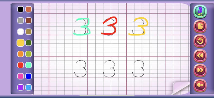 Learning to Write ABC and 123