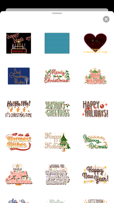 Happy Holidays Fireworks Screenshot
