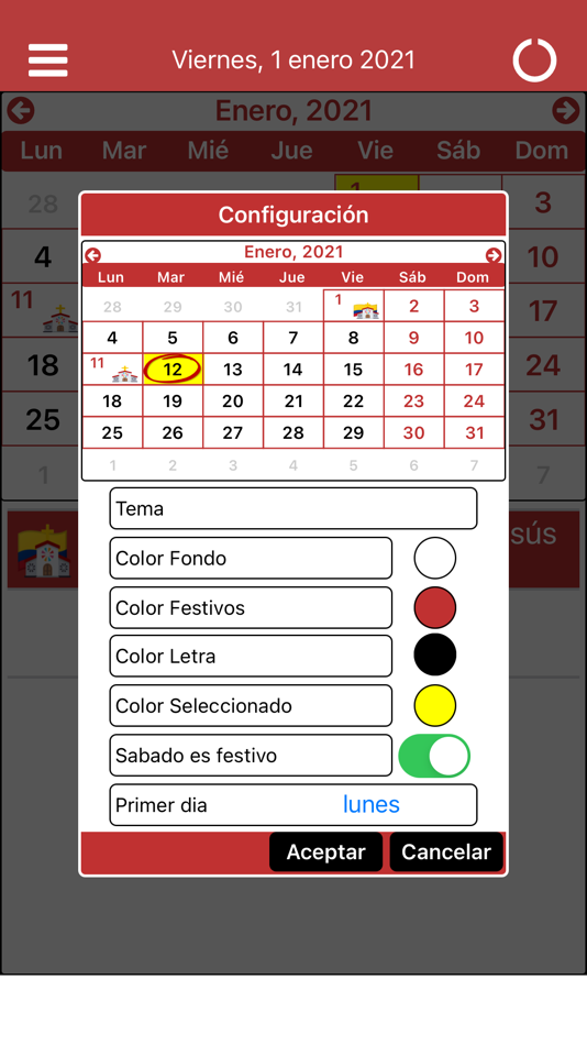 #9. Calendario Colombia (iOS) 由: Rocas Colombia