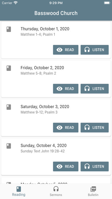 Basswood Church Screenshot