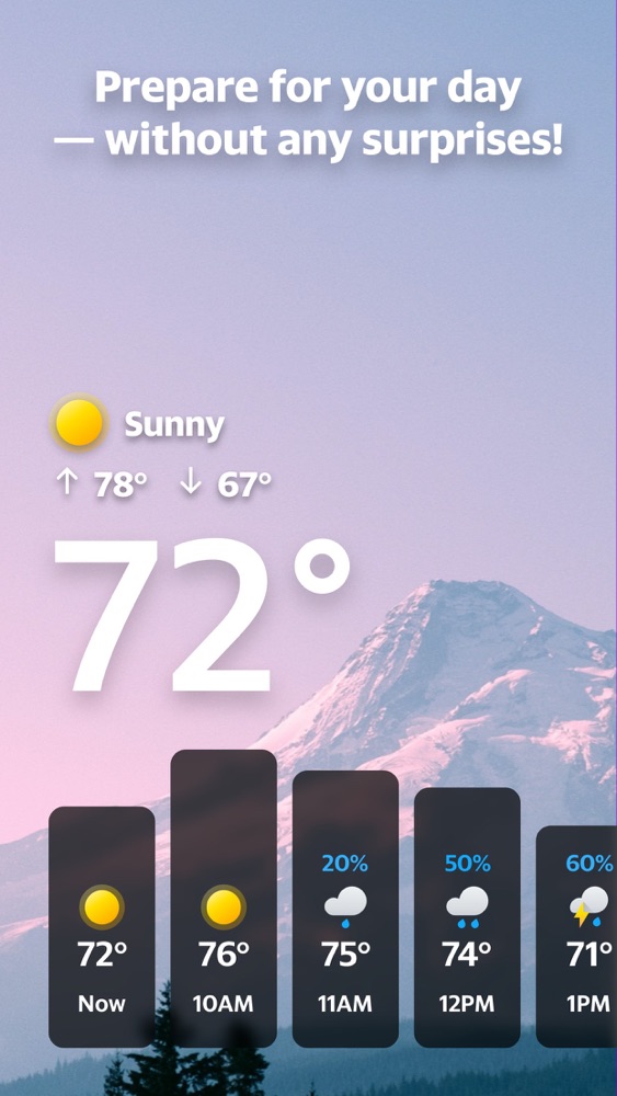 Yahoo Weather App for iPhone - Free Download Yahoo Weather ...