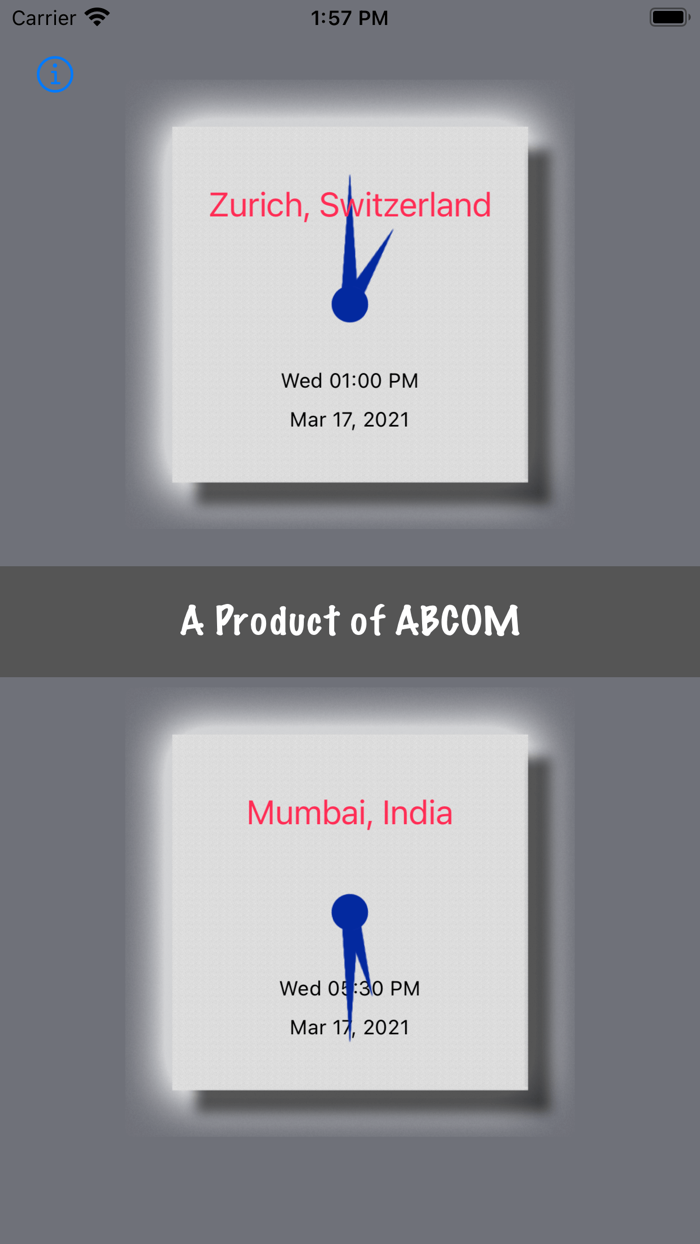 Time Converter Two Zone