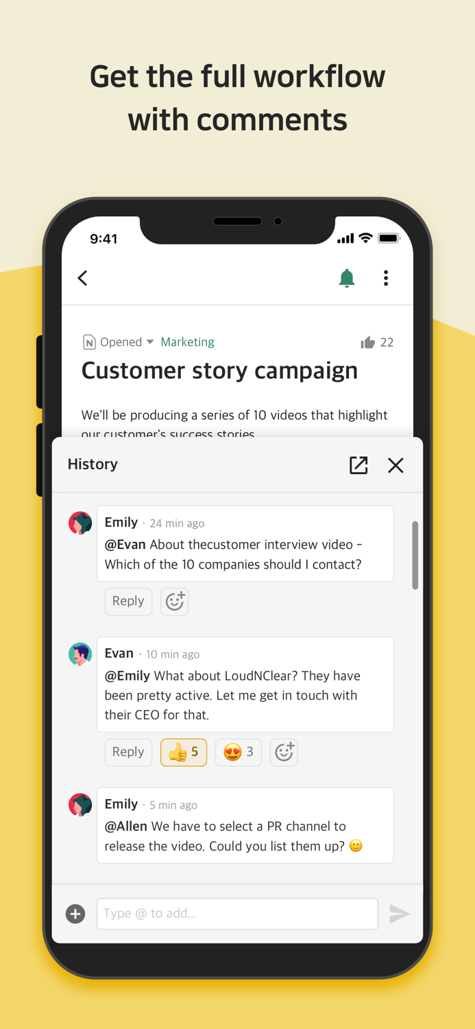 Collabee - Done in one page.