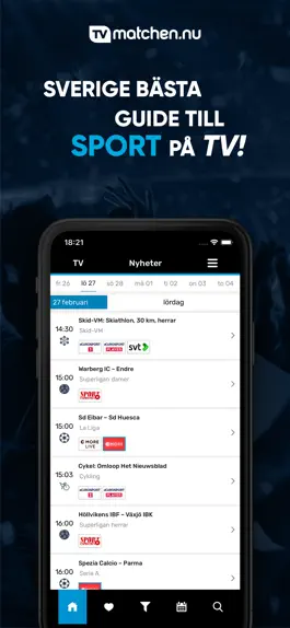 Game screenshot TVmatchen.nu - Sport på TV mod apk