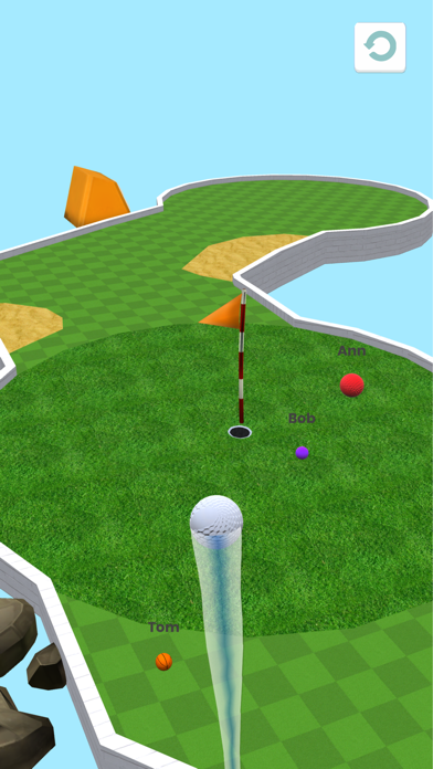 Golf Battle 3D. Screenshot