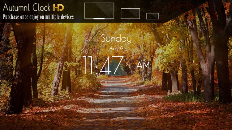 Autumn Clock HD