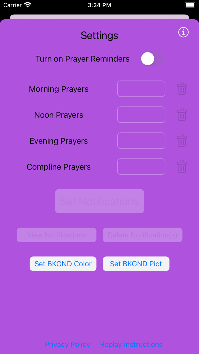 Episcopal Prayer List