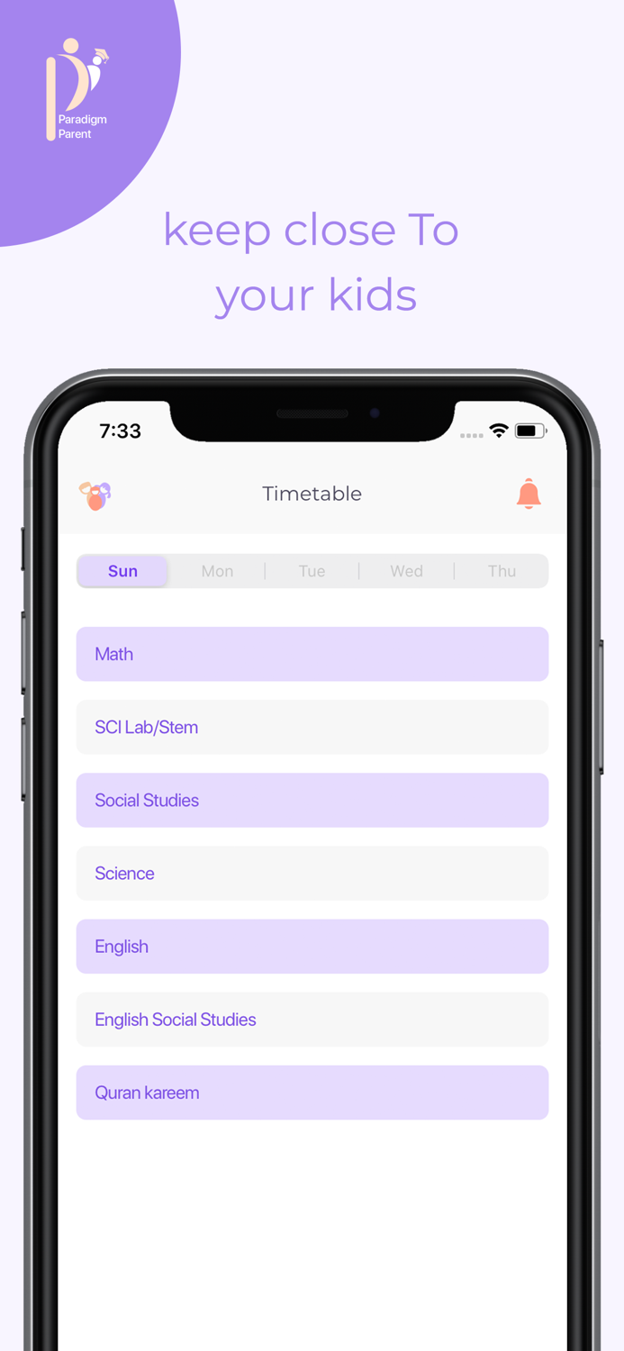 Paradigm Parents App