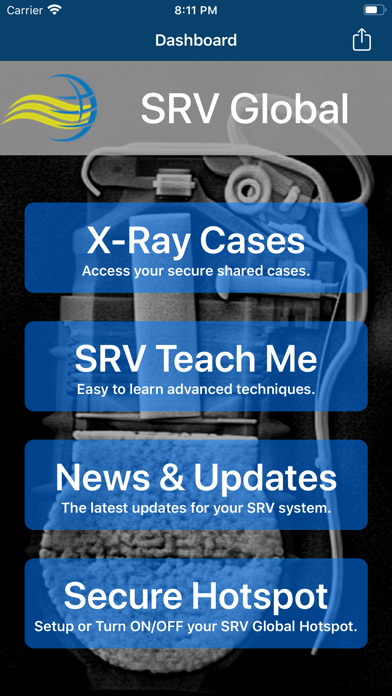 Screenshot 1 of SRV Global App