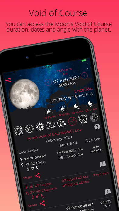 Daily Life with Moon Calendar Screenshot
