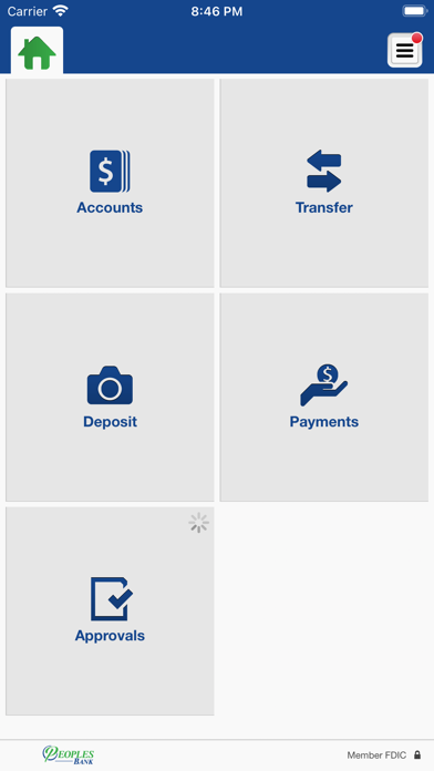 MyPeoplesBank Business Screenshot