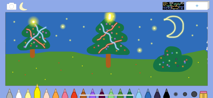 Ellou - 宝宝画画游戏-黑白双模式涂鸦画板 screenshot 2