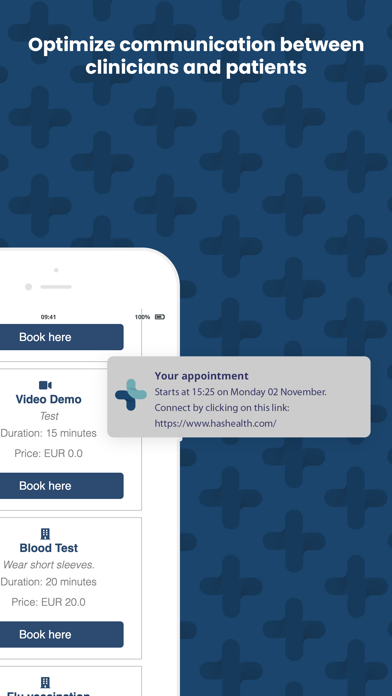 HasHealth Video Consultations Screenshot