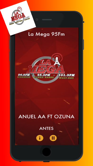 La Mega 95Fm Screenshot