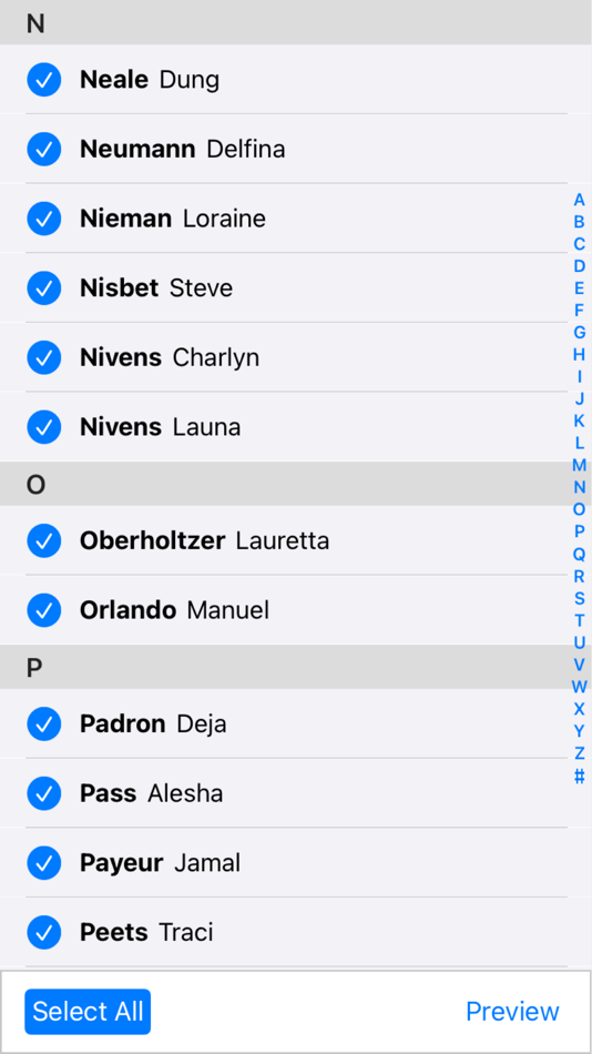 #4. Contacter (iOS) 来自: Giuseppe Cigala