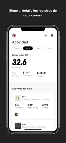 Captura de Pantalla 2 Nike Run Club - Entrenamiento iphone