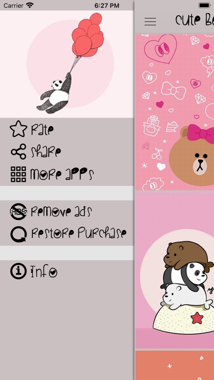 Download Teddy Bear Heart With Cute Cherry Design Wallpaper  Wallpaperscom