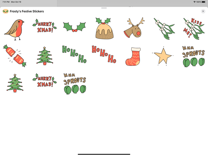 Frostys Festive Stickers