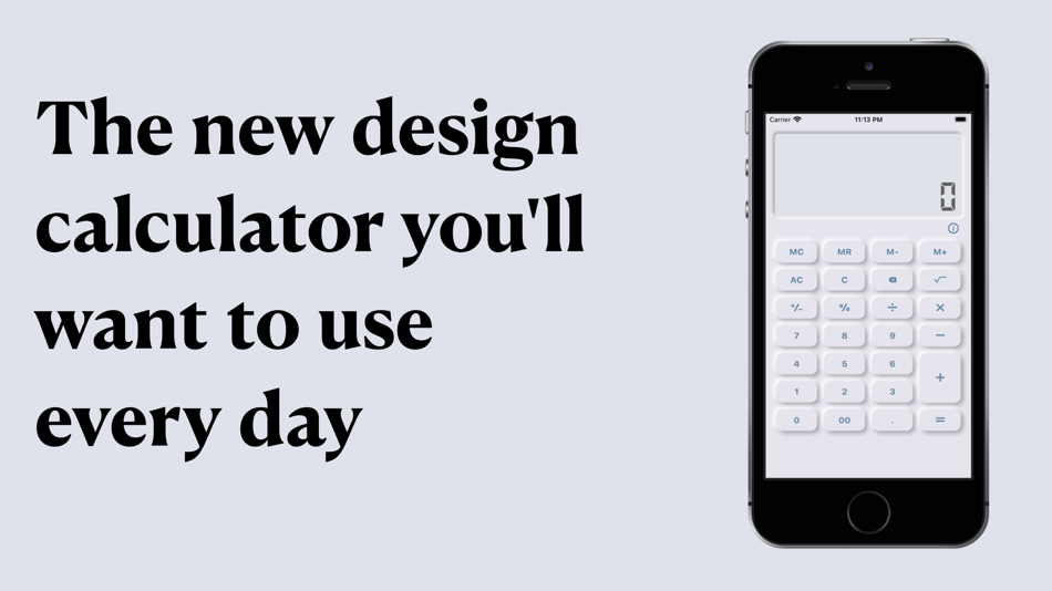 #1. calcneu - Simple calculator (iOS) 由: YOSHIYUKI SOUMA