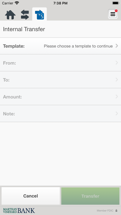 MV Bank Business Screenshot