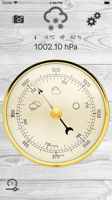 Professional Barometer Screenshot