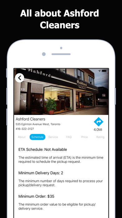 Ashford Cleaners Screenshot