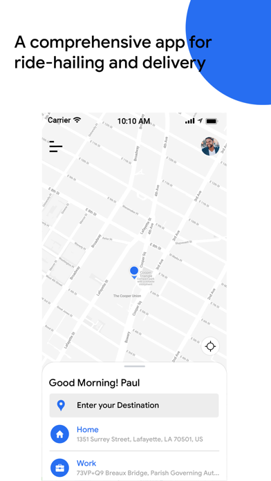 Rideo Customer Screenshot