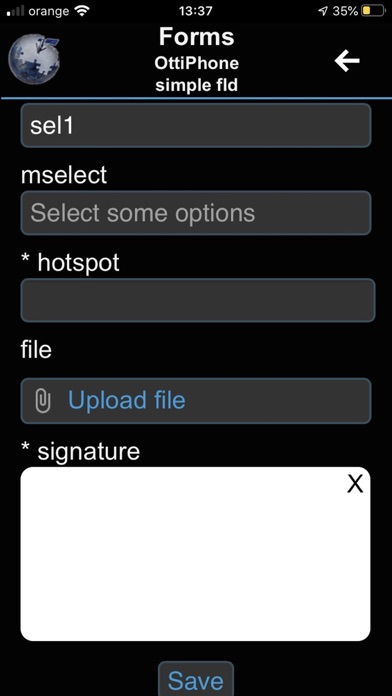 Nexus GPS Tracking Screenshot