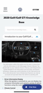 Knowing Your Volkswagen screenshot #2 for iPhone