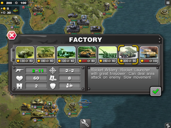 Glory of Generals iPad app afbeelding 2